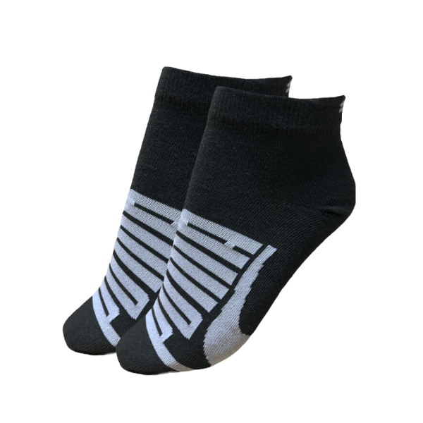 PUMA MEDIAS LIFESTYLE QUARTER PACKX2 NEGRO-GRIS
