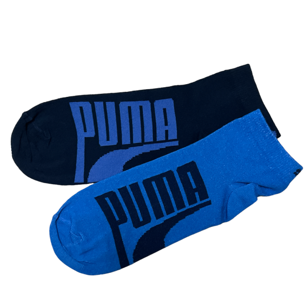 PUMA MEDIAS LIFESTYLE QUARTER PACKX2 AZUL-CELESTE