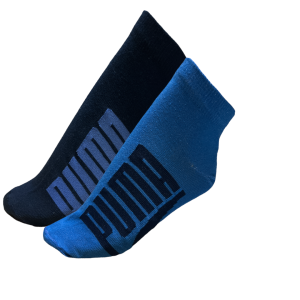 PUMA MEDIAS LIFESTYLE QUARTER PACKX2 AZUL-CELESTE