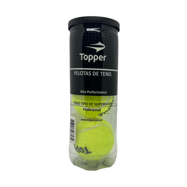 Topper tubo de pelotas tenis