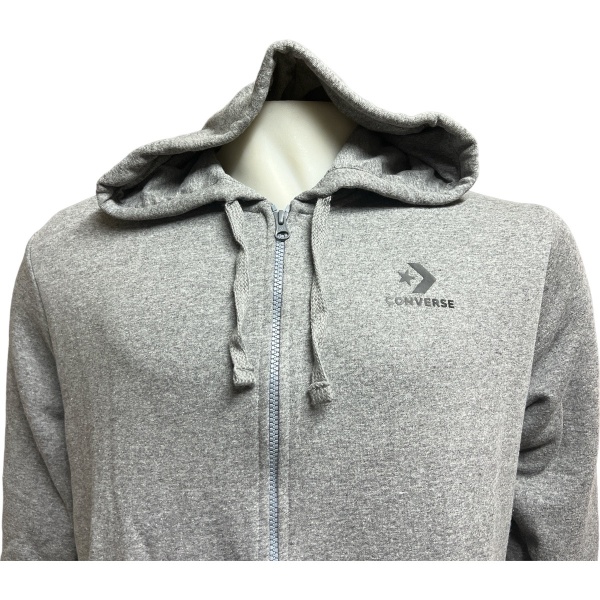 CONVERSE CAMPERA NOVA HOODIE JACKET HOMBRE GRIS