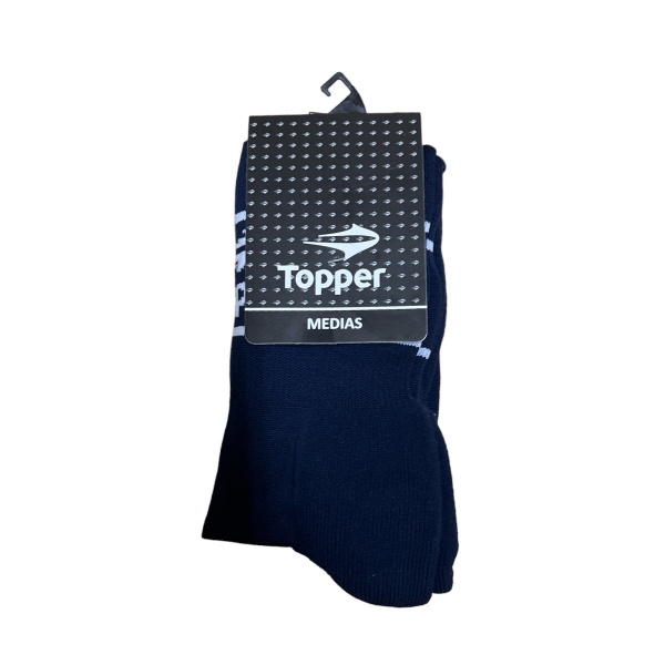 TOPPER MEDIAS DE FÚTBOL AZUL MARINO