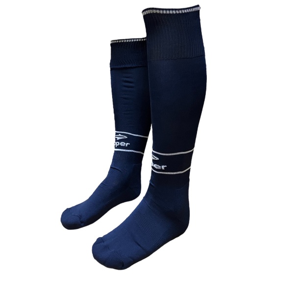 TOPPER MEDIAS DE FÚTBOL AZUL MARINO
