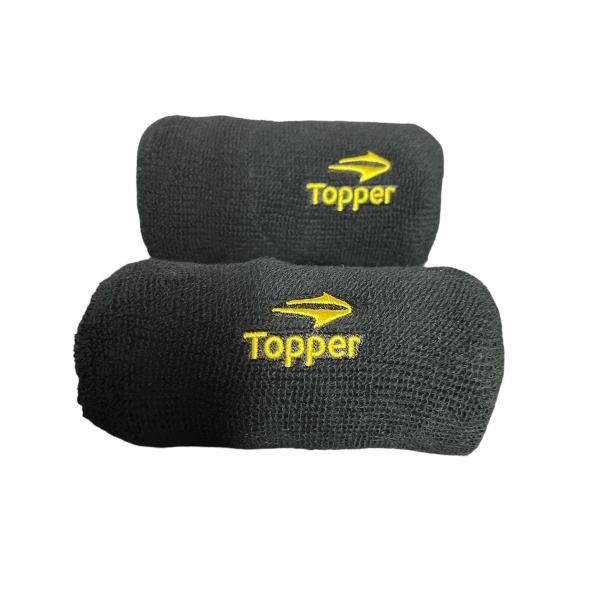 TOPPER MUÑEQUERA DE TENNIS NEGRO-AMARILLO