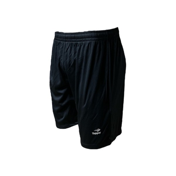 TOPPER SHORT POLY MIX NEGRO