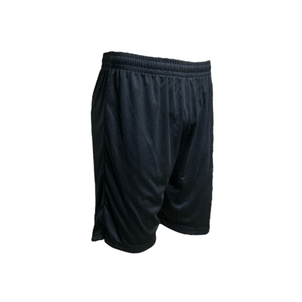 TOPPER SHORT POLY MIX NEGRO