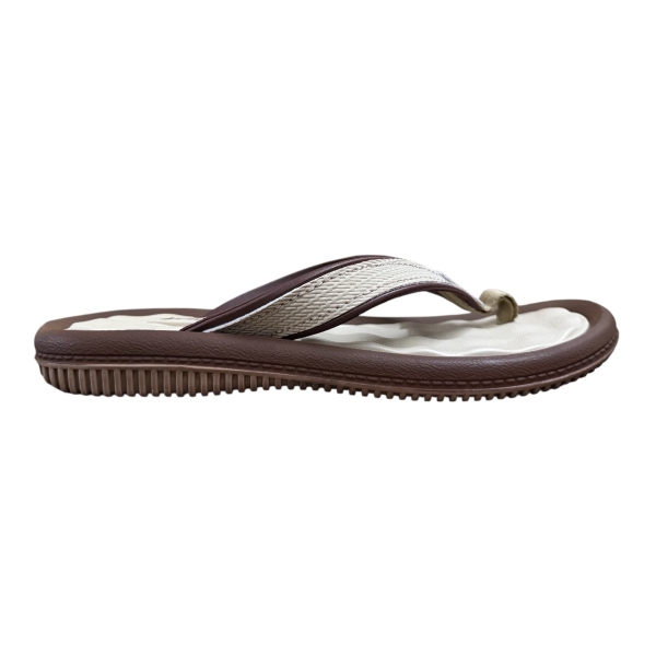 RIDER DUNAS THONG FEM BEIGE-MARRÓN